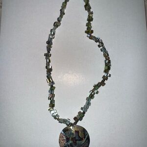 Elegant Green Beaded Necklace